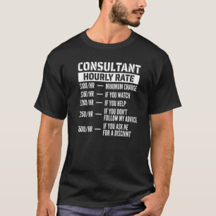 T-shirt Tarif horaire du consultant