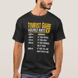 T-shirt Tarif horaire guide touristique Conseillers de voy