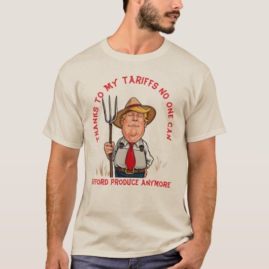 T-shirt Tarif Trump sur les produits agricoles (Devant)