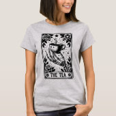 T-shirt Tarot à boire du thé (Devant)