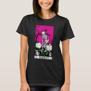T-shirt Tarot Card Funny Gym Deadlifts entraînement Occult