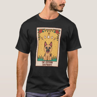 T-shirt Tarot Card  Occult Magic Occultism Dog German Shep