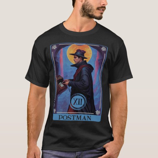 T-shirt Tarot Card of a Postman (Devant)