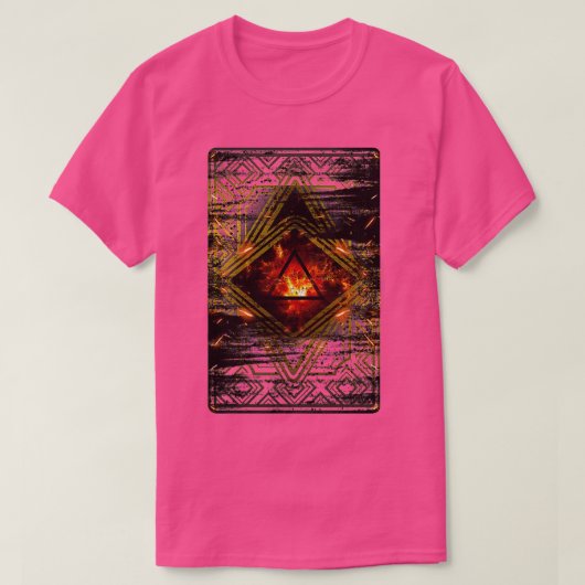 T-shirt Tarot de feu (Design devant)