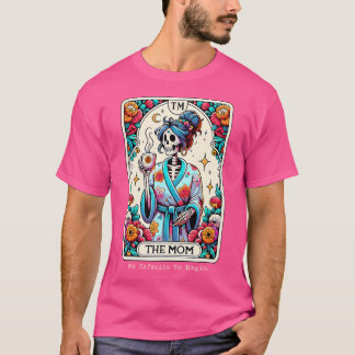 T-shirt Tarot Drôle La Mère Pas De Cafecito Pas De Magie S