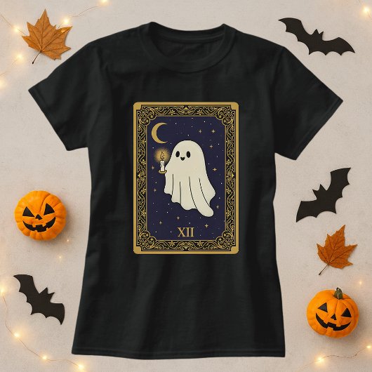 T-shirt Tarot fantôme d'Halloween