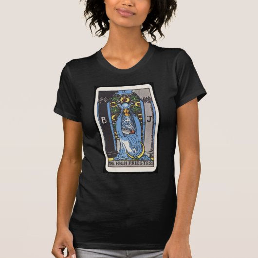 T-shirt Tarot : La haute prêtresse (Devant)