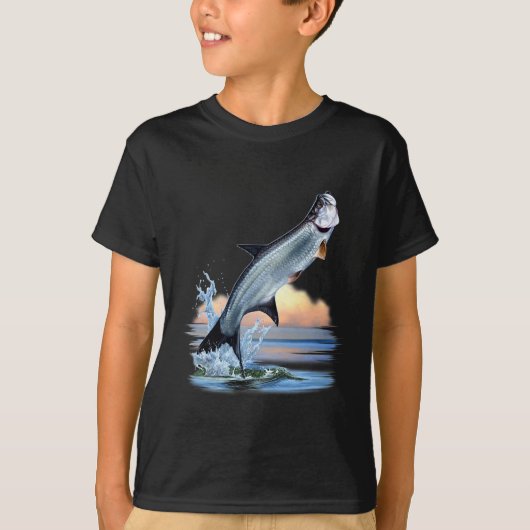 T-shirt Tarpon Poisson Eau Douce Faune Chasse Pêche A (Devant)