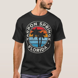 T-shirt Tarpon Springs Floride FL Vintage Graphic Retro 70