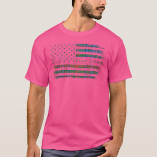 T-shirt Tartan écossais du clan Aiton drapeau américain ki
