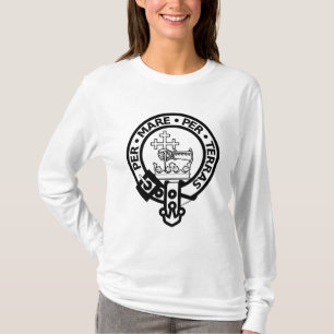T-shirt Tartan et crête écossais de Donald de clan