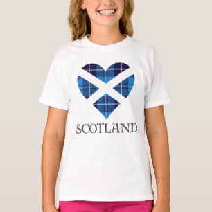 T-shirt Tartan Heart - Écosse