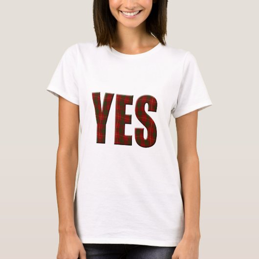 T-shirt Tartan Oui (Devant)