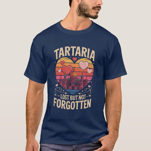 T-shirt Tartarie de la Saint-Valentin Tee perdue (Devant)