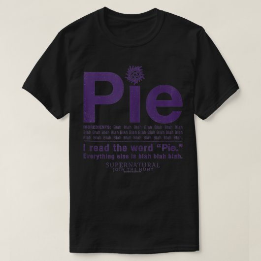 T-shirt tarte (Design devant)