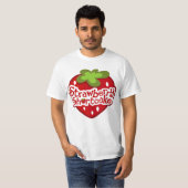 T-shirt Tarte aux fraises drôle (Devant entier)