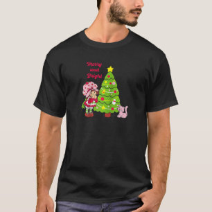T-shirt Tarte Aux Fraises Joyeux Et Brillant Noël Tr