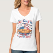 T-shirt Tarte de patate douce  (Devant)
