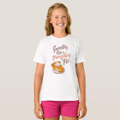 T-shirt Tarte plus douce que Citrouille - Tarte Citrouille (Devant entier)