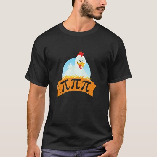 T-shirt Tarte Pot Pi Day au Poulet Math 3.14 (Devant)