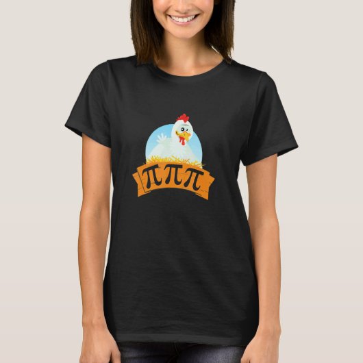 T-shirt Tarte Pot Pi Day au Poulet Math 3.14 (Devant)