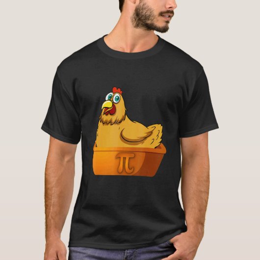 T-shirt Tarte Pot Pi Math Journee Geek Nerd Math Fermier  (Devant)