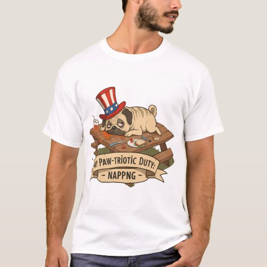 T-shirt Tartine dormant (Devant)