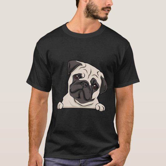 T-shirt Tartine Pug (Devant)