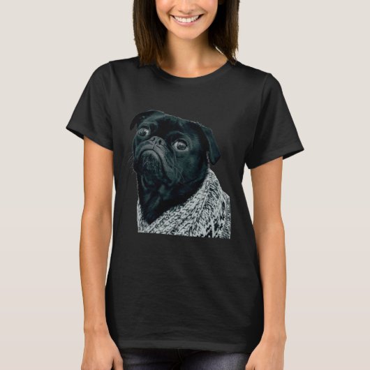 T-shirt Tartuffe noir 559 (Devant)