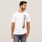 T-shirt TarValon.Net Brown Scattered Pennants (Devant entier)