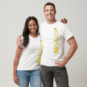 T-shirt TarValon.Net Pennants rayés Jaunes (Unisexe)