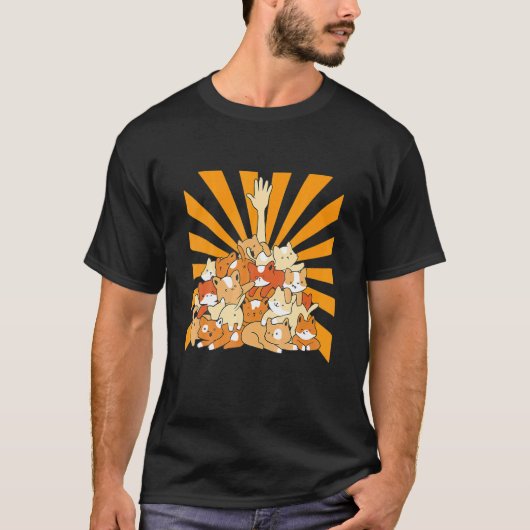 T-shirt Tas de chats (Devant)