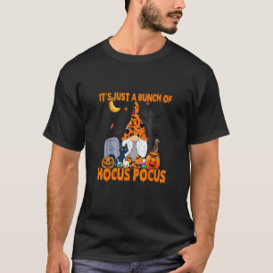 T-shirt Tas de farceur de gnome de citrouille chauves-sour