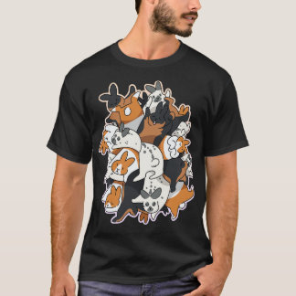 T-shirt Tas de lapins