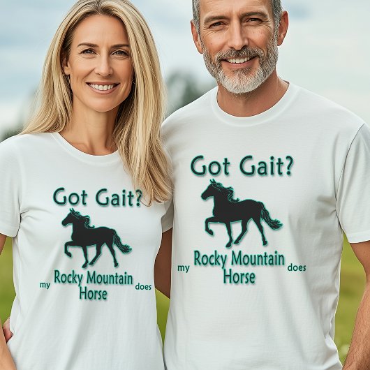 T-shirt T'as Gait ? Mon Rocky Mountain Horse Fait