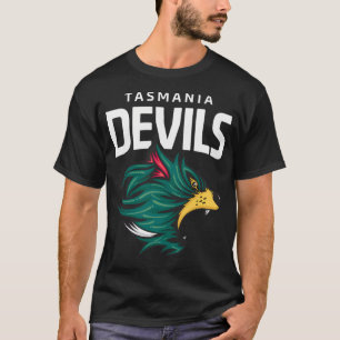 T-shirt Tasmanie Devils Football Club White Letters