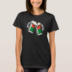T-shirt Tasse à bière Drapeau de Madagascar Bière Malgache