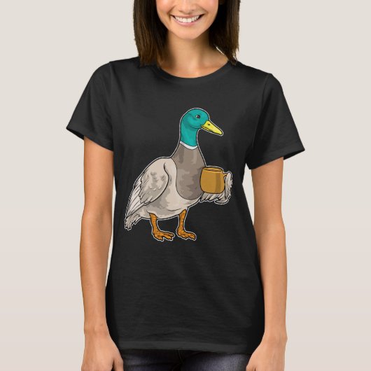 T-shirt Tasse à café Canard (Devant)