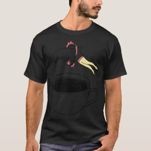 T-shirt Tasse à café chaud à saler