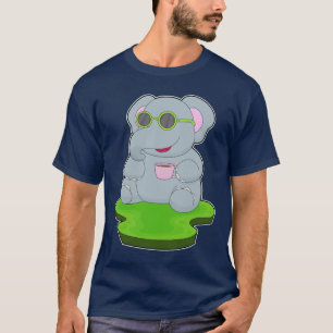 T-shirt Tasse à café Éléphant