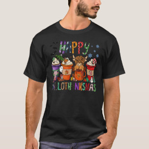 T-shirt Tasse à café Happy HalloThanksMas Génisse Highland