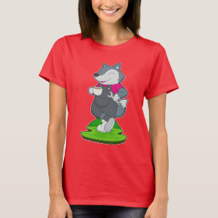 T-shirt Tasse à café Loup