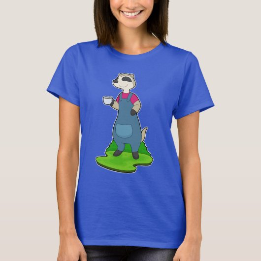T-shirt Tasse à café Meerkat (Devant)