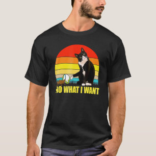 T-shirt Tasse à café Tuxedo Cat Fais ce que je veux