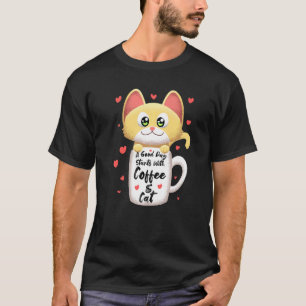 T-shirt Tasse Chat Café Chat Orange Humour Miaulement
