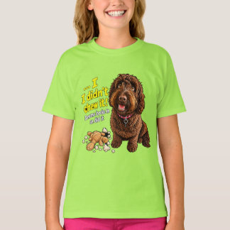 T-shirt Tasse Chien Drôle Je Ne L'Ai Pas Mâché