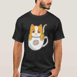 T-shirt Tasse de café au chat