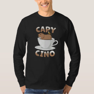 T-shirt Tasse de café Cappuccino Capybara Mignon Capy Cino