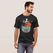T-shirt Tasse de café chat chat (Devant entier)