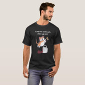 T-shirt Tasse de café Chat Orange Chat (Devant entier)